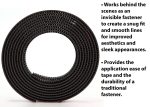 3M Dual Lock Reclosable Fasteners, Heavy Duty Industrial Use, Clear, TB3870, 1" x 10 ft Mated Strip, Indoor/Outdoor Use, Great for Metal, Acrylic, PC, ABS, Powder Coated Paints - Image 4